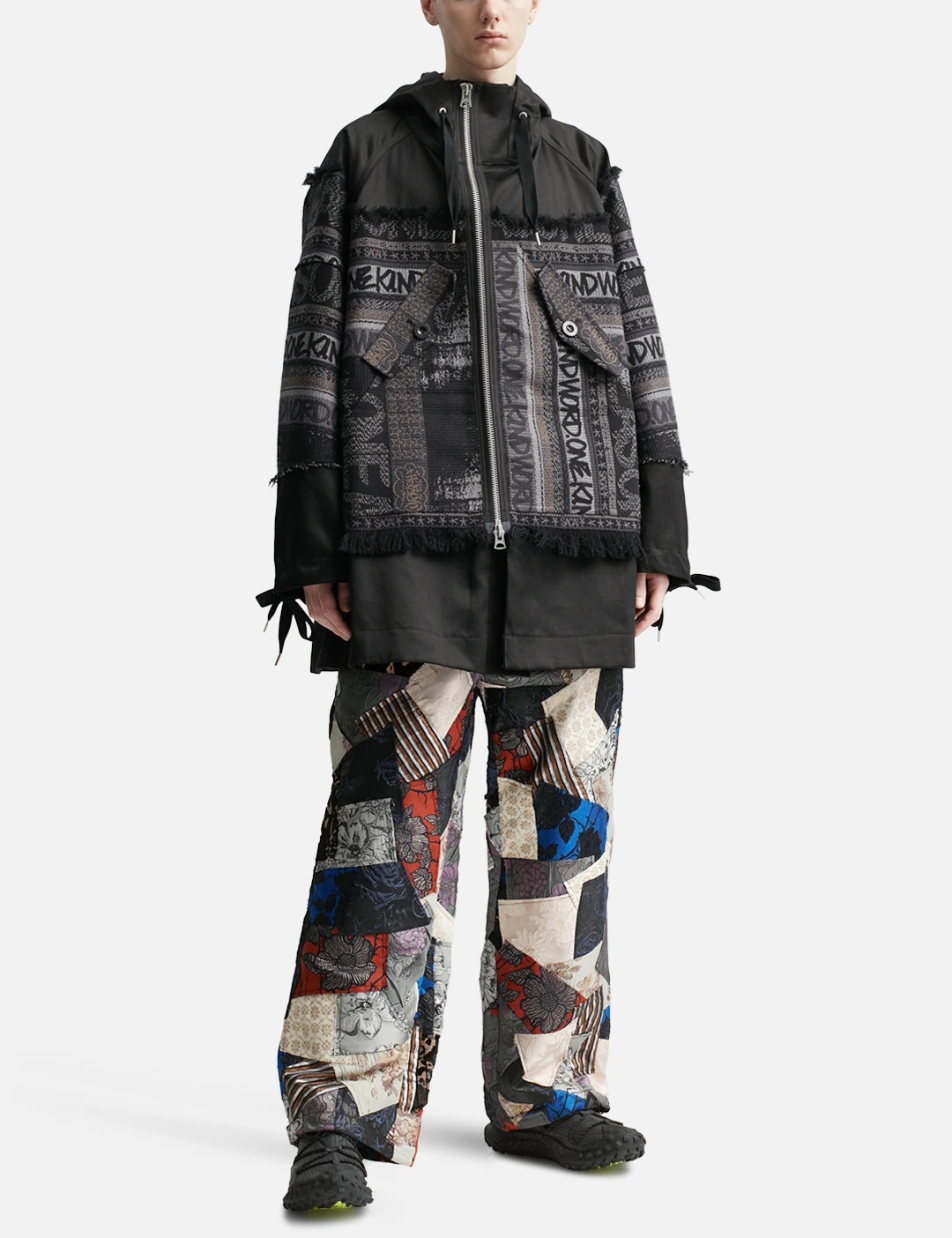 ERIC HAZE JACQUARD HOODED BLOUSON - 5