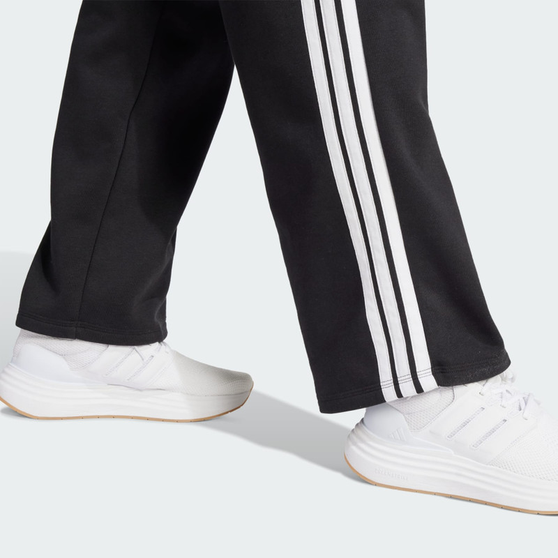 Essentials 3-Stripes Open-Hem French Terry Pants 6