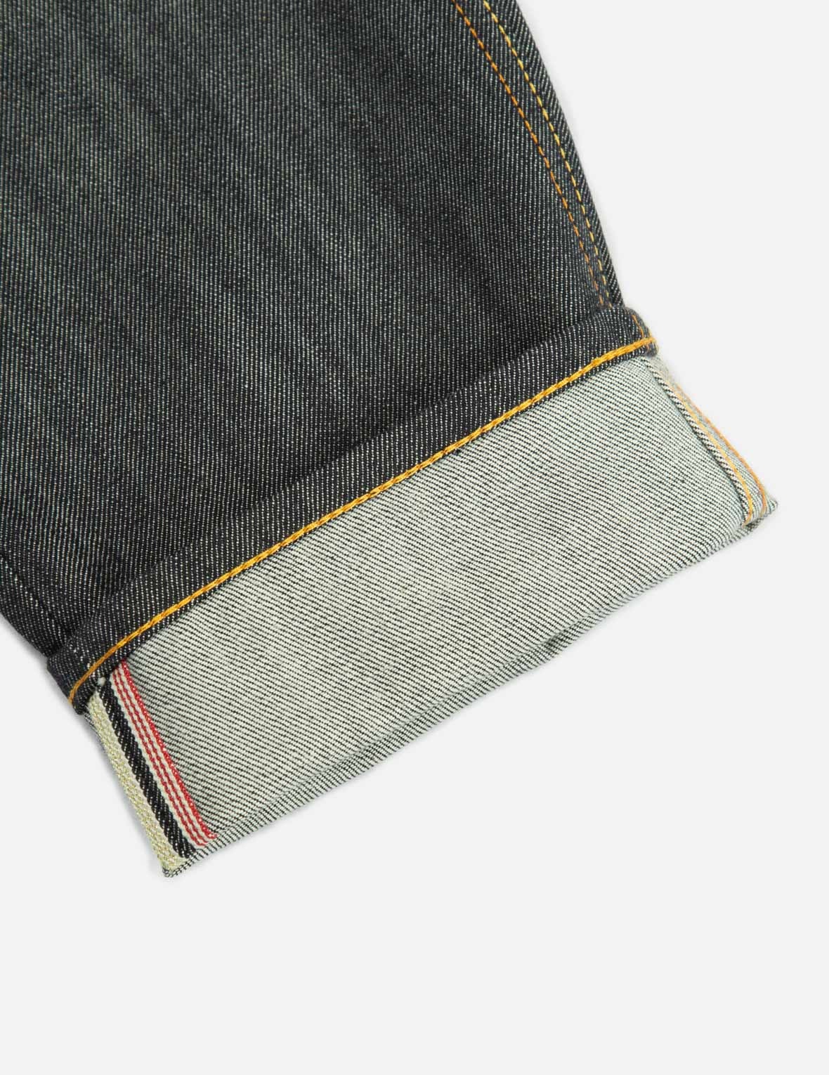 DAICOCK PRINT WITH EMBROIDERED KAMON CARROT FIT JEANS #2017 - 13