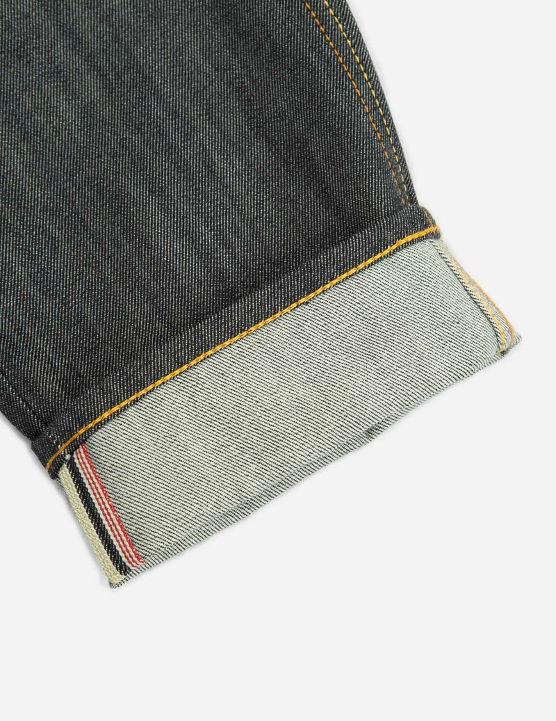 DAICOCK PRINT WITH EMBROIDERED KAMON CARROT FIT JEANS #2017 13