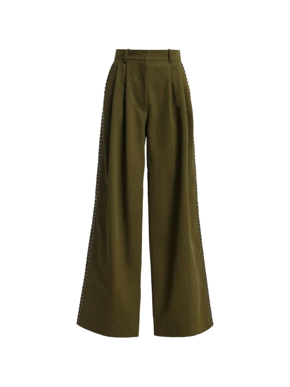 Korrupt stud-embellished pleated trousers - 1