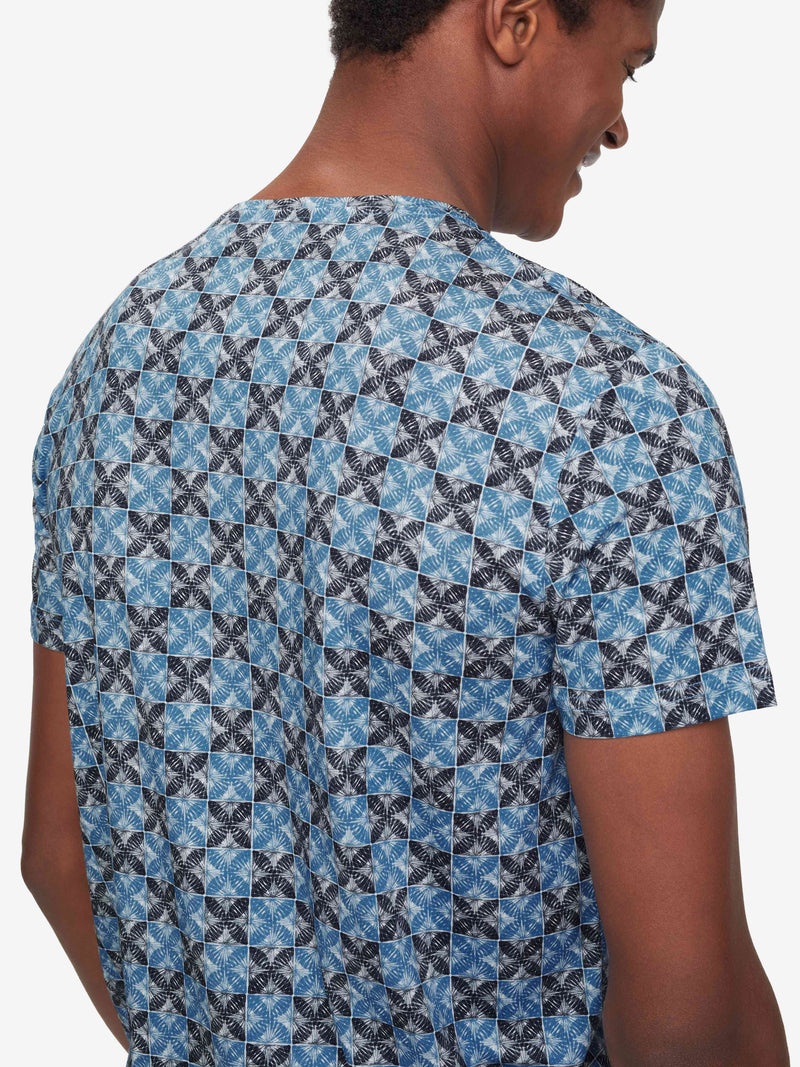 Men's T-Shirt Robin 10 Pima Cotton Blue - 7