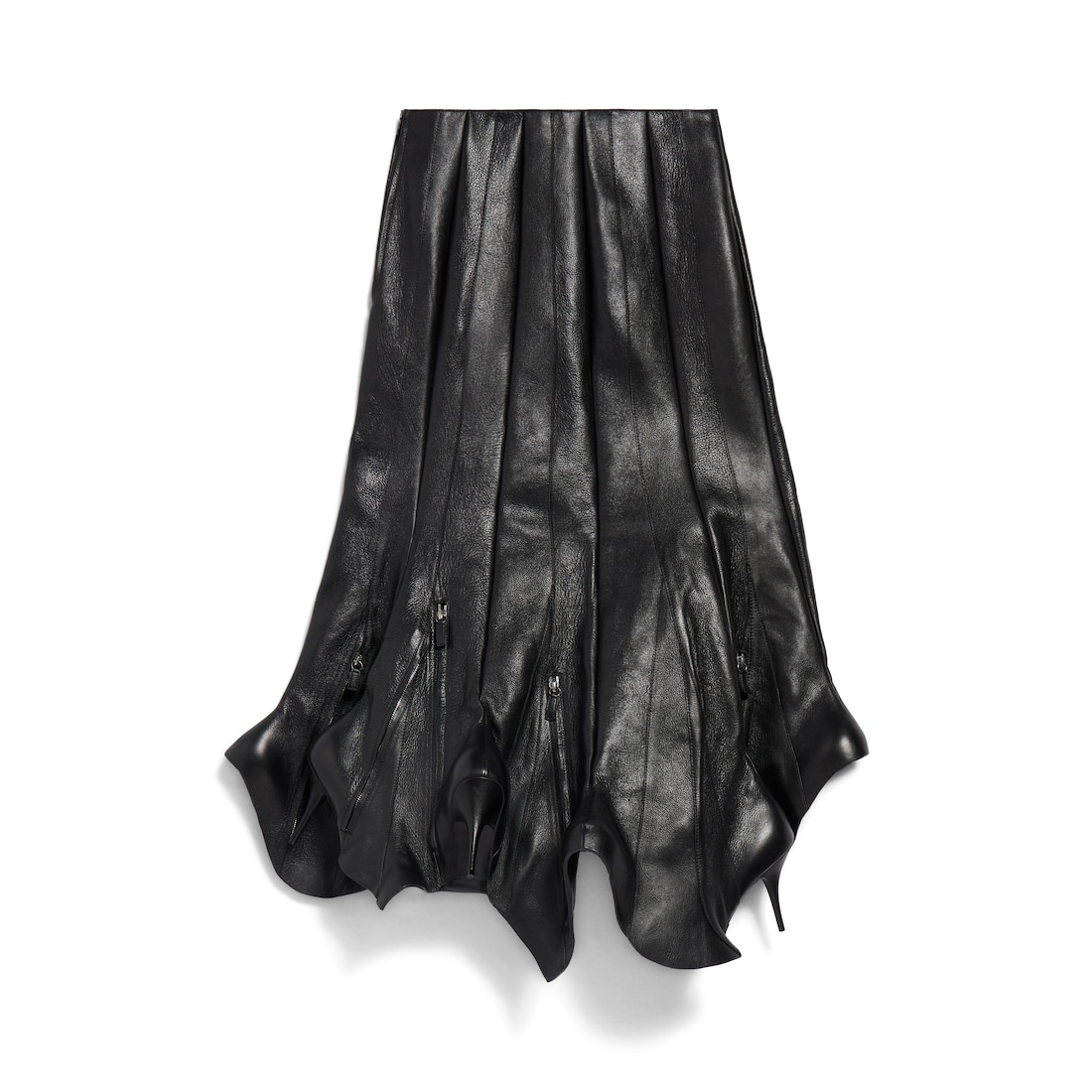Women's Boots Godet Skirt in Black - 1