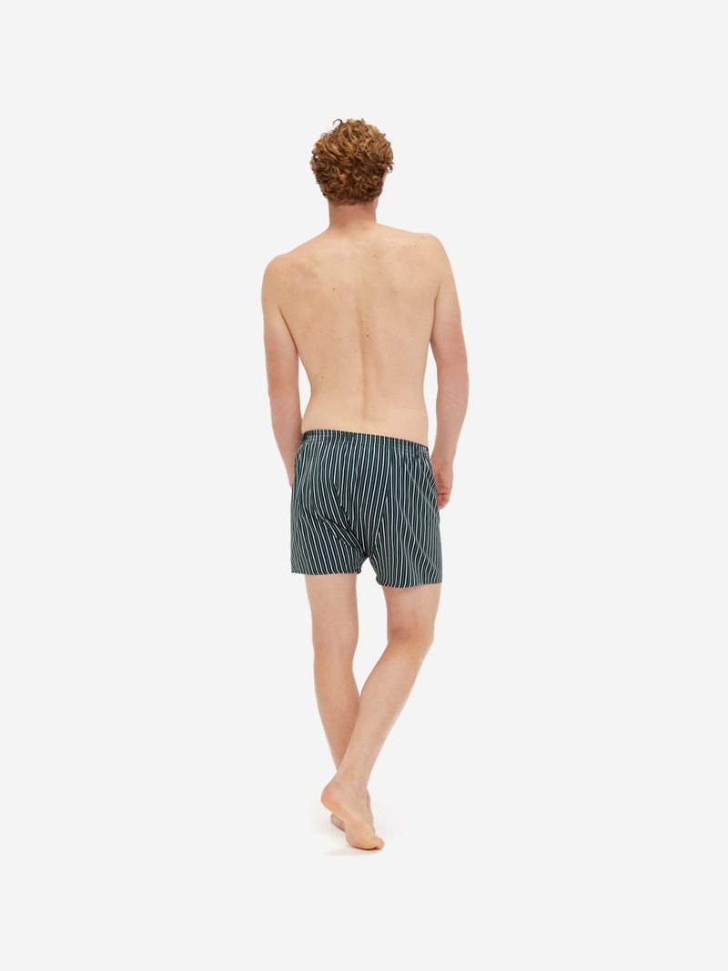Men's Classic Fit Boxers Wellington 53 Cotton Satin Multi - 5