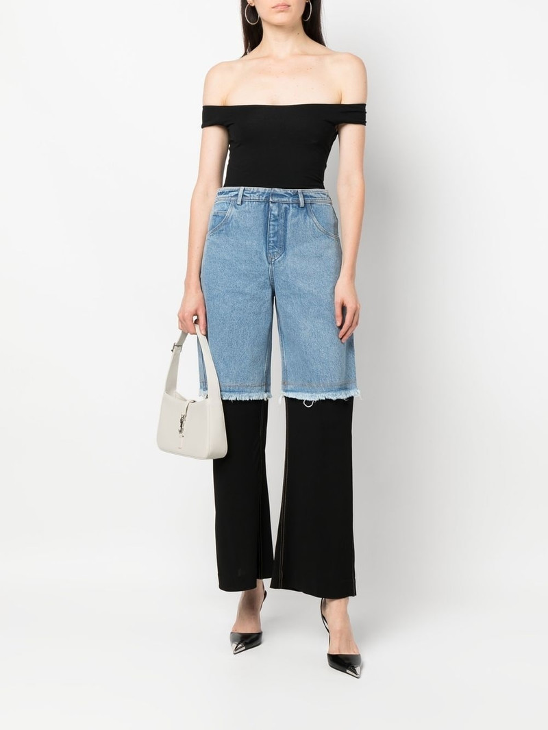 CHRISTOPHER ESBER Deconstruct straight-leg jeans outlook