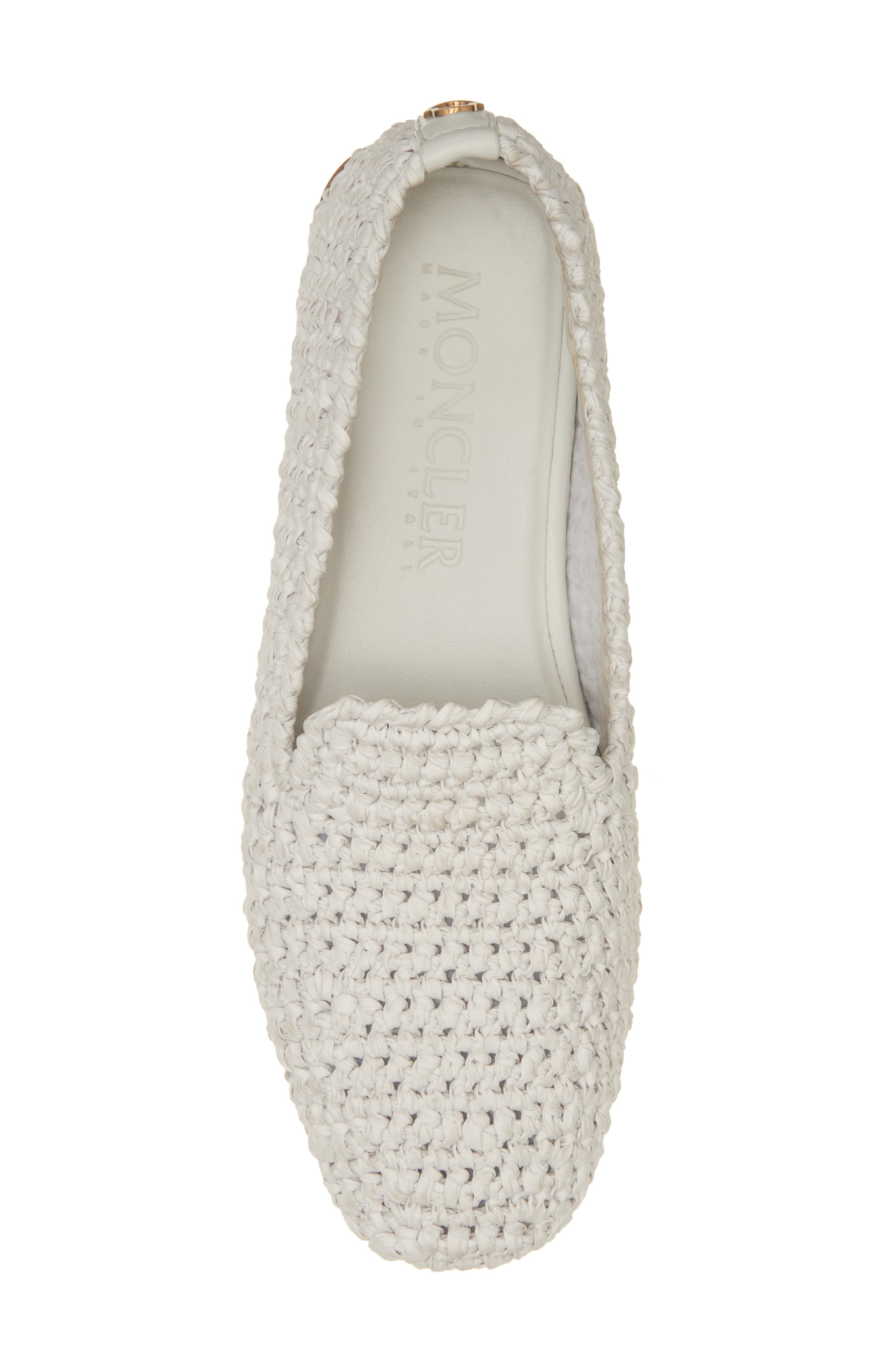 Moncler Weaver Loafer in Silk White at Nordstrom - 5