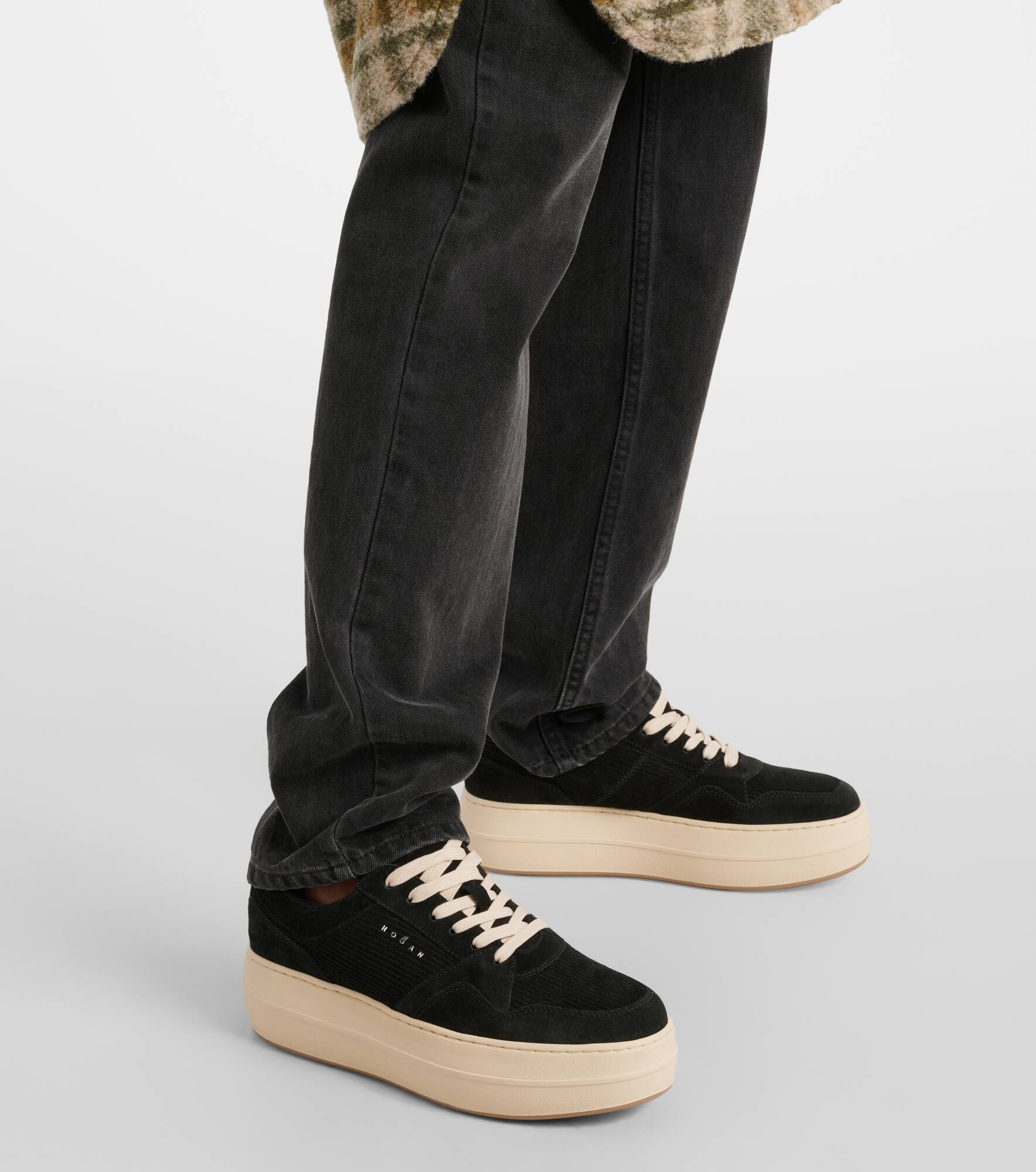 Skyscraper suede platform sneakers - 4