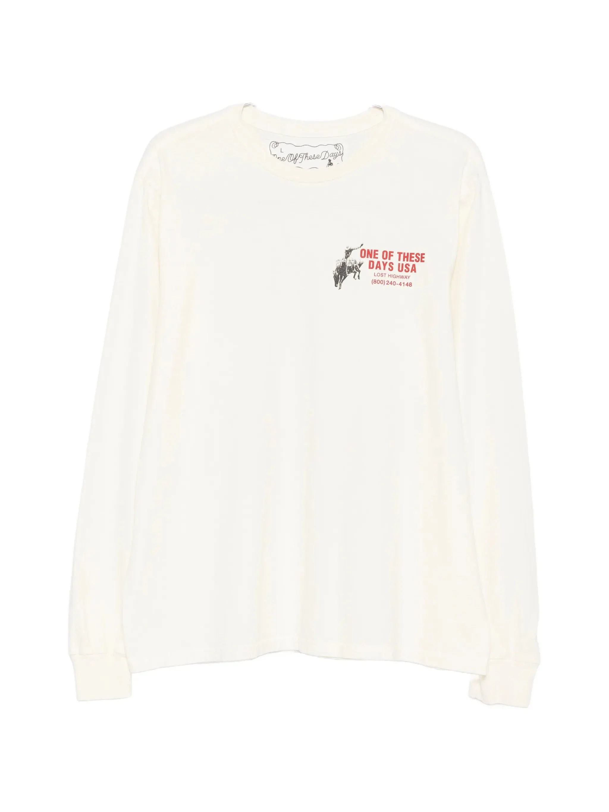 One Of These Days Graphic-print Long-sleeve Sweatshirt - 1