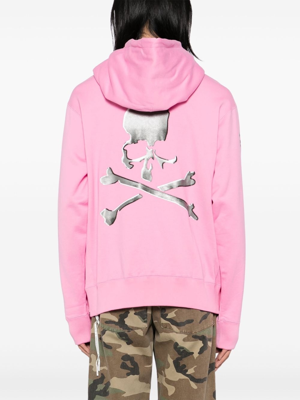 logo print hoodie - 4