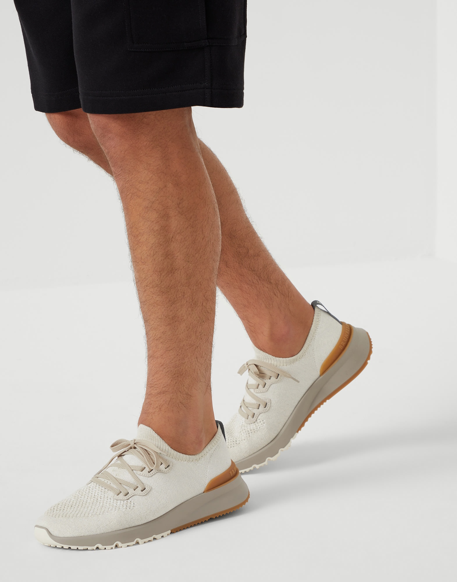 Cotton chiné knit runners - 4