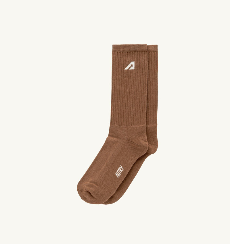 UNISEX JACQUARD SOCKS WITH LOGO 1