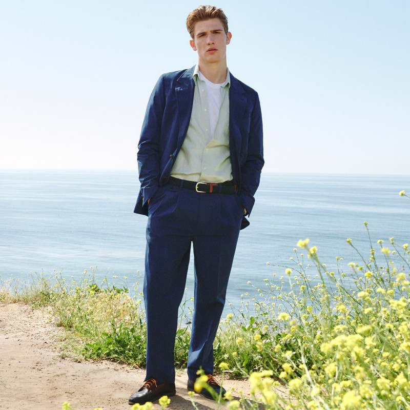 Relaxed-fit suit jacket in cotton poplin 8