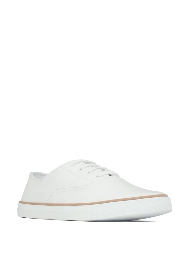 low-top lace-up sneakers - 4
