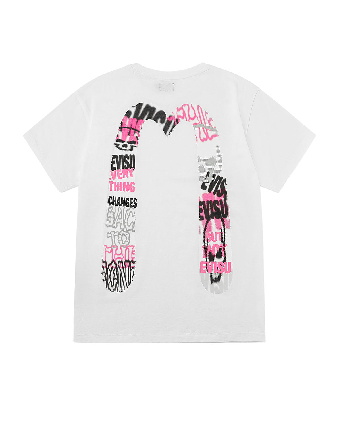 Logo and Graffiti Daicock Print Boyfriend T-Shirt - 13