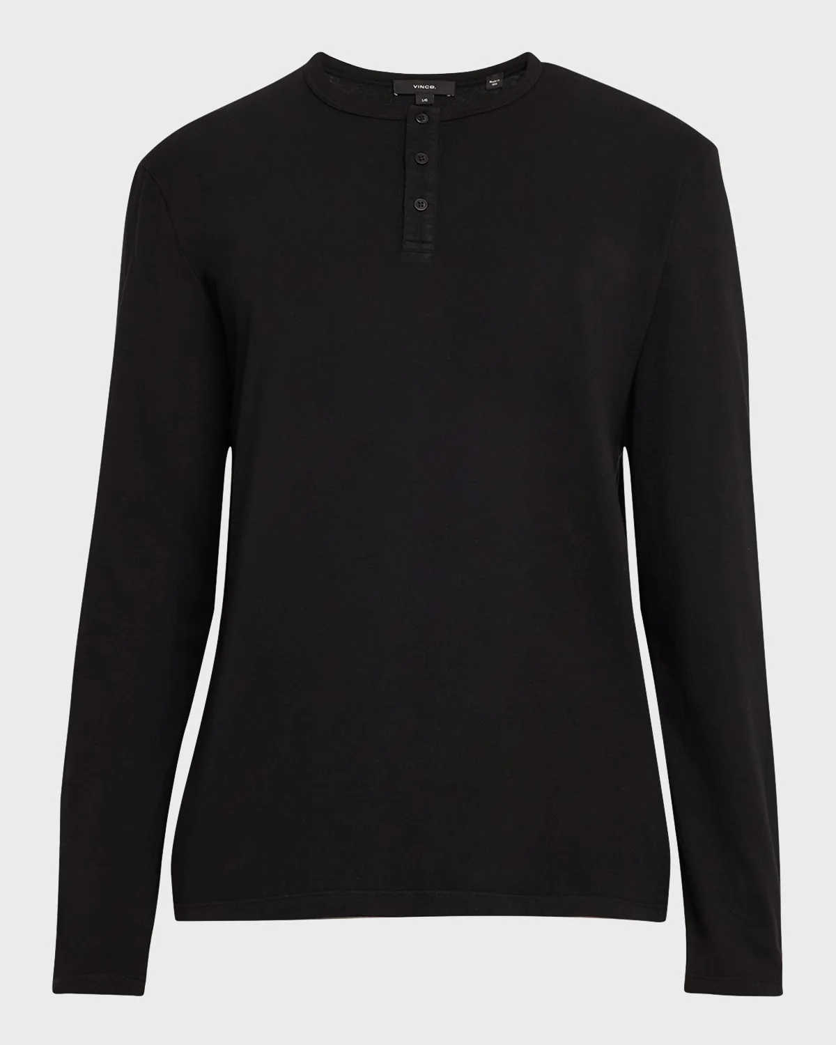 Men's Garment-Dyed Henley Shirt - 1