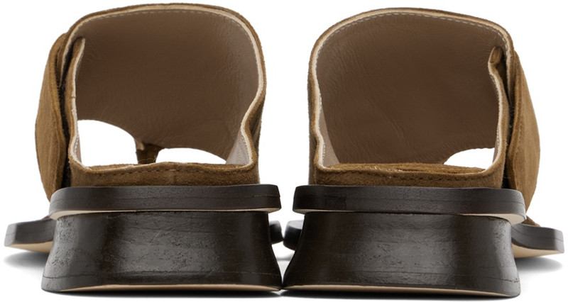 MARYAM NASSIR ZADEH Tan Tupelo Sandals outlook