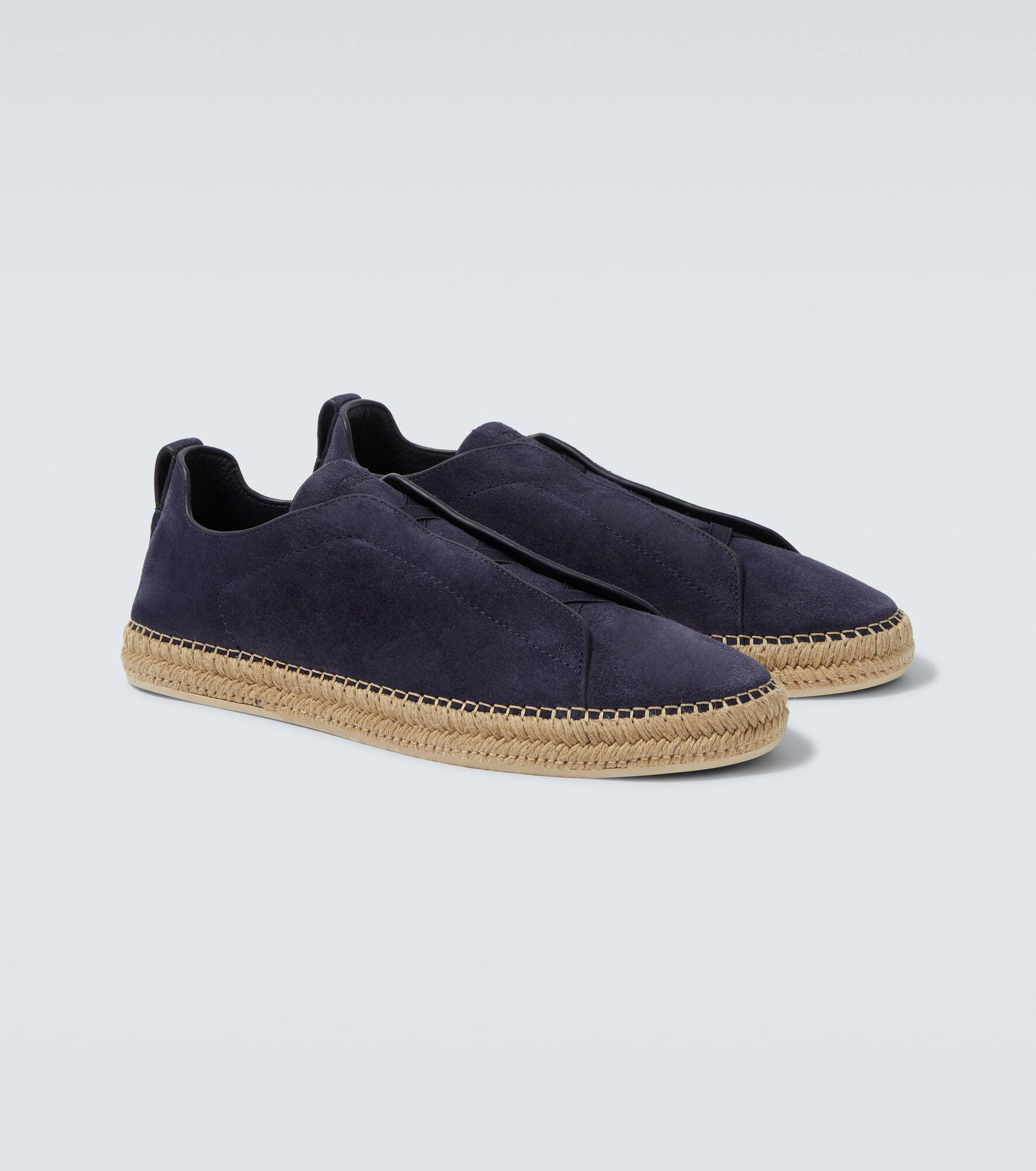 Triple Stitch suede espadrilles - 5