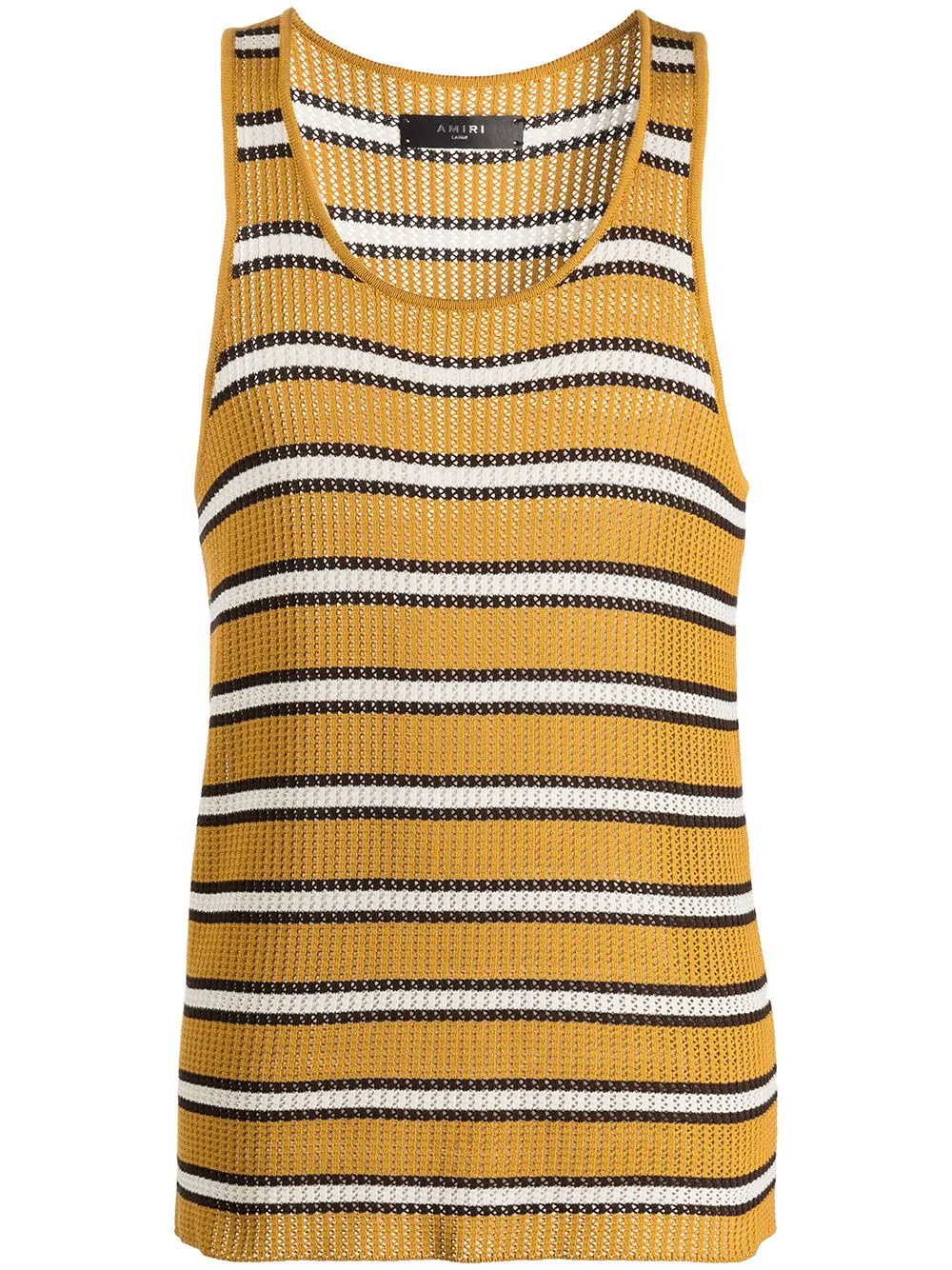 striped cashmere tank top - 1