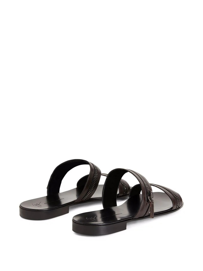 Brad zip-detail sandals 3