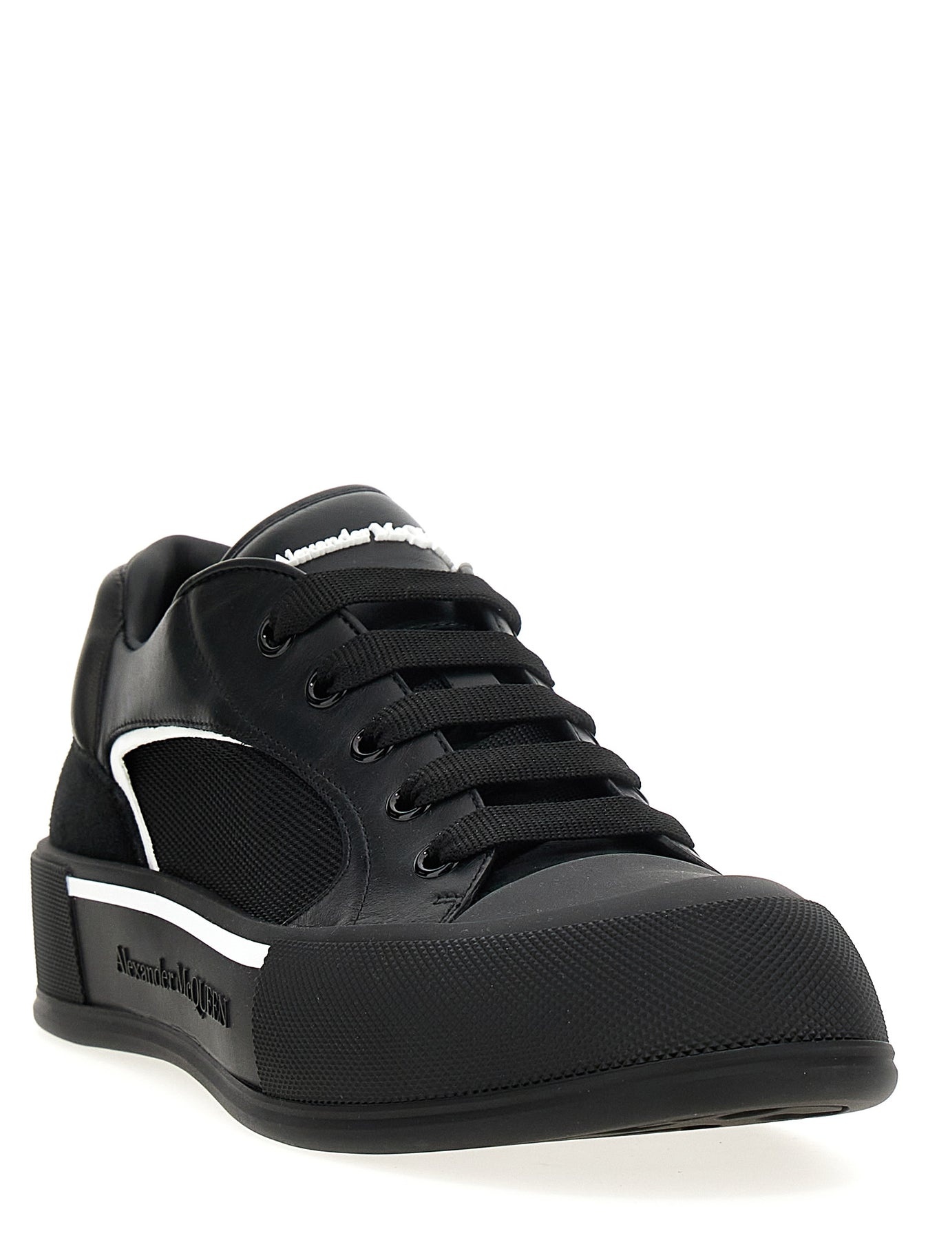 スニーカー ALEXANDER MCQUEEN 'Neoprene Canvas' sneakers White/Black Alexander Mcqueen Neoprene Canvas' Sneakers In White/Black