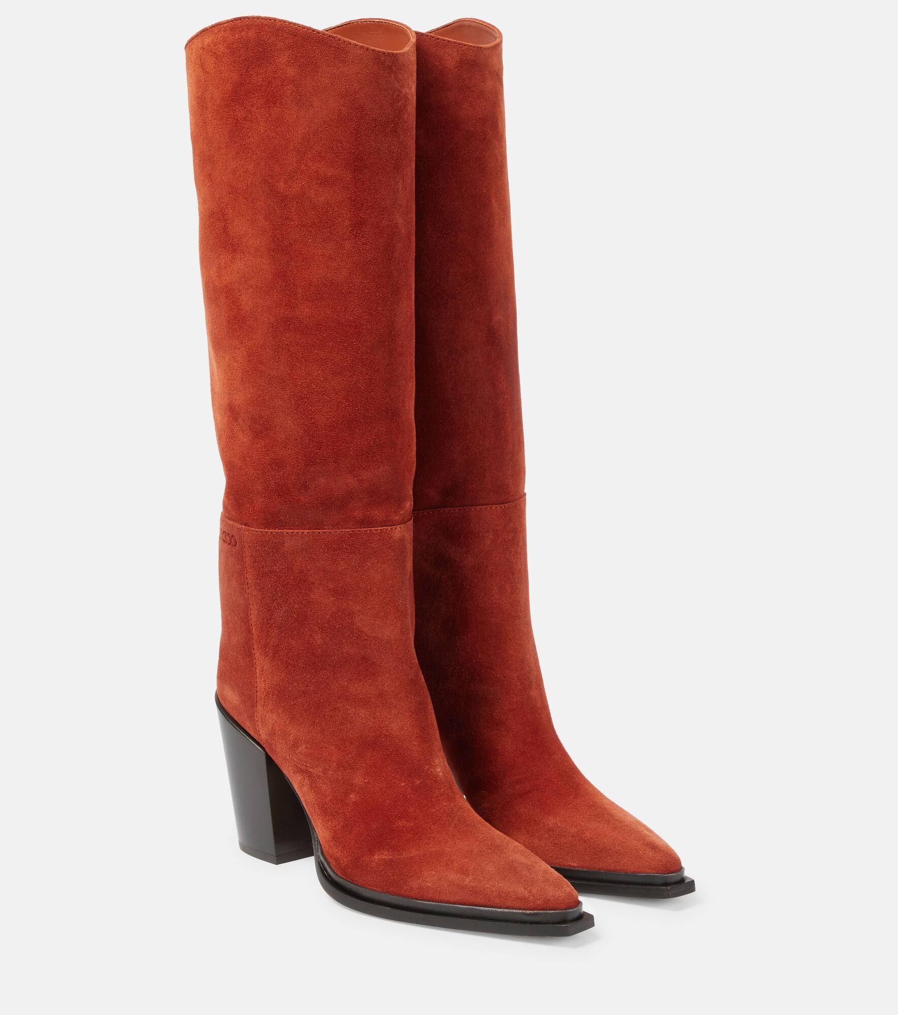 Cece 80 suede knee-high boots - 1