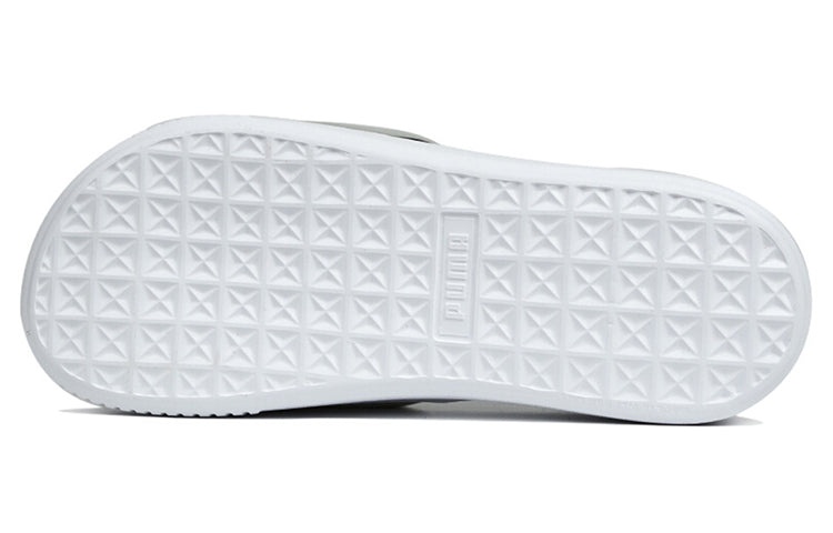 (WMNS) PUMA Platform Slide TZ 'White Silver' 369421-01 - 5