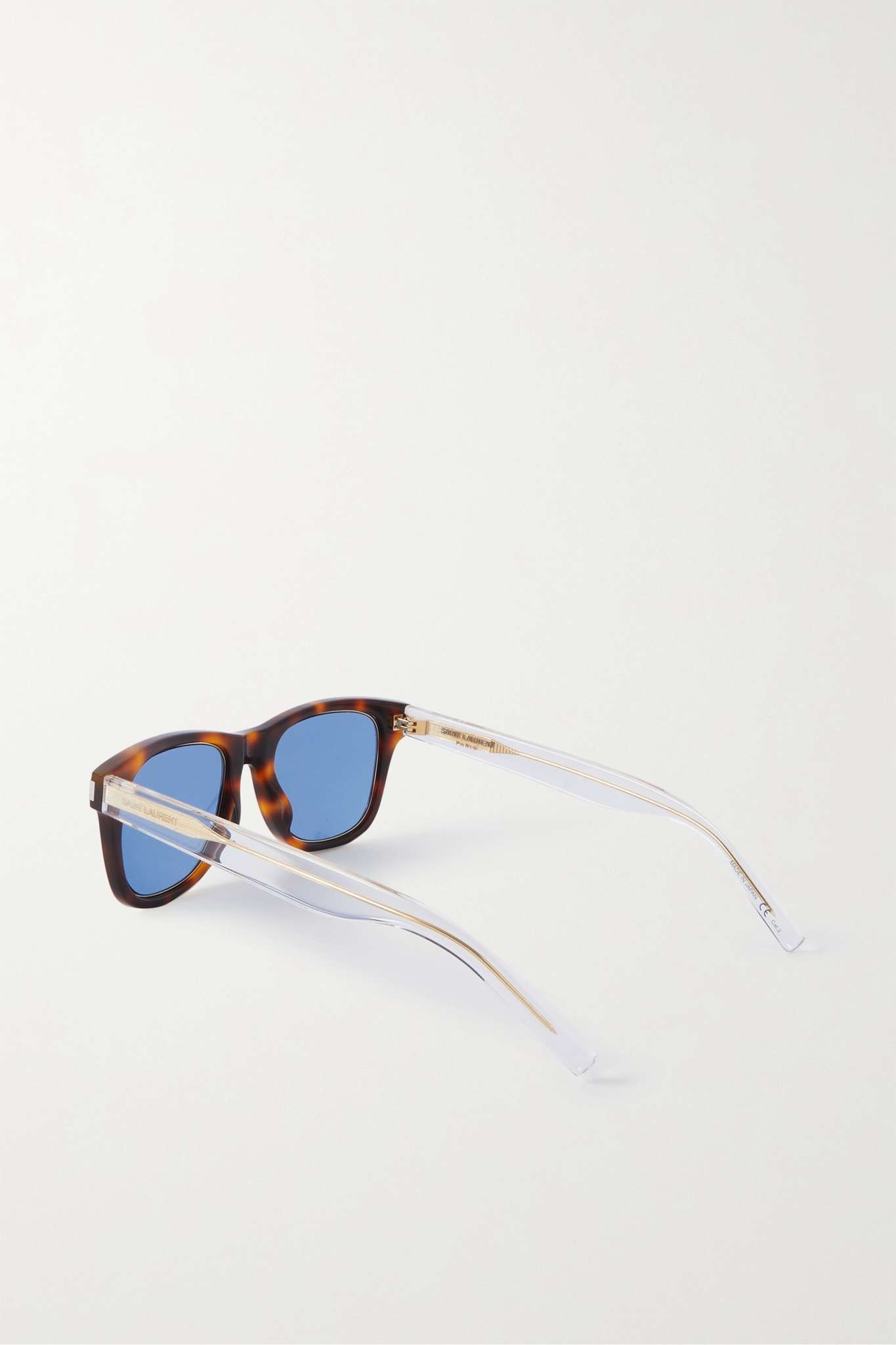D-frame tortoiseshell acetate sunglasses - 3