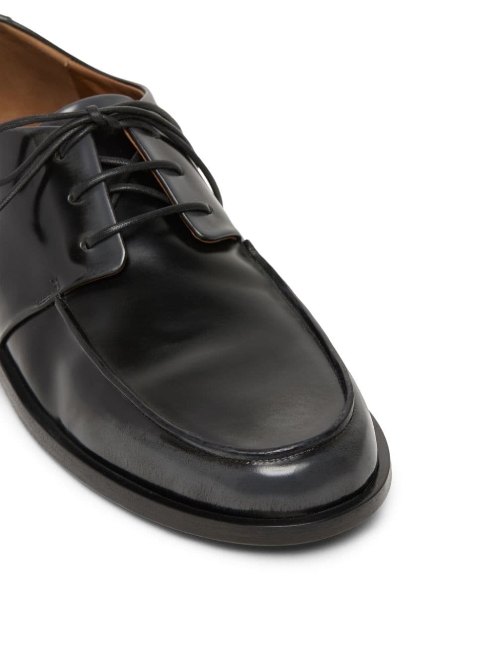 calf leather derby shoes - 4