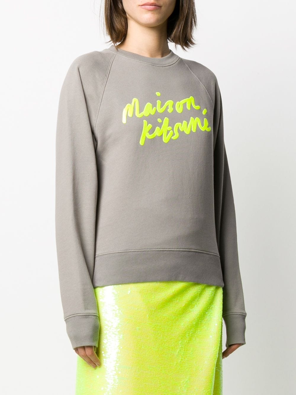 logo print sweatshirt - 3