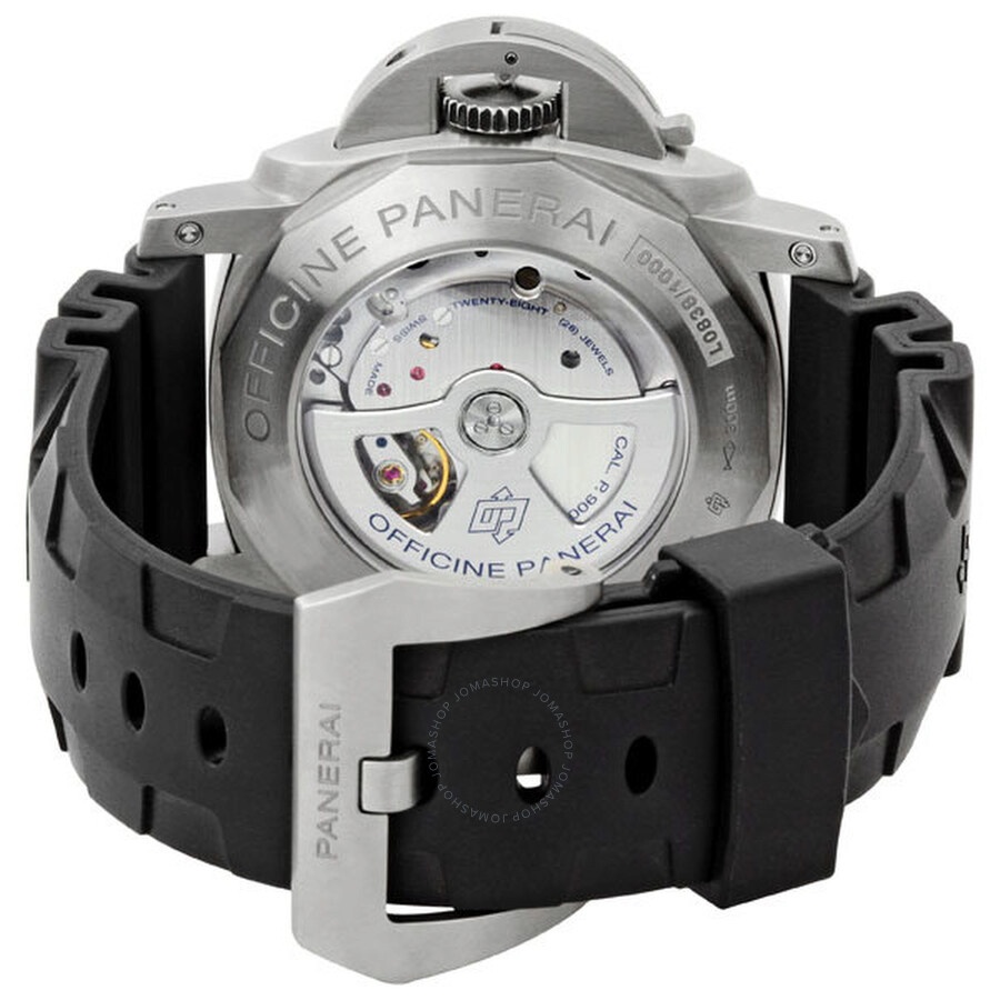 Pre-owned Panerai Luminor 1950 Black Dial Men's Watch PAM00305 - 3