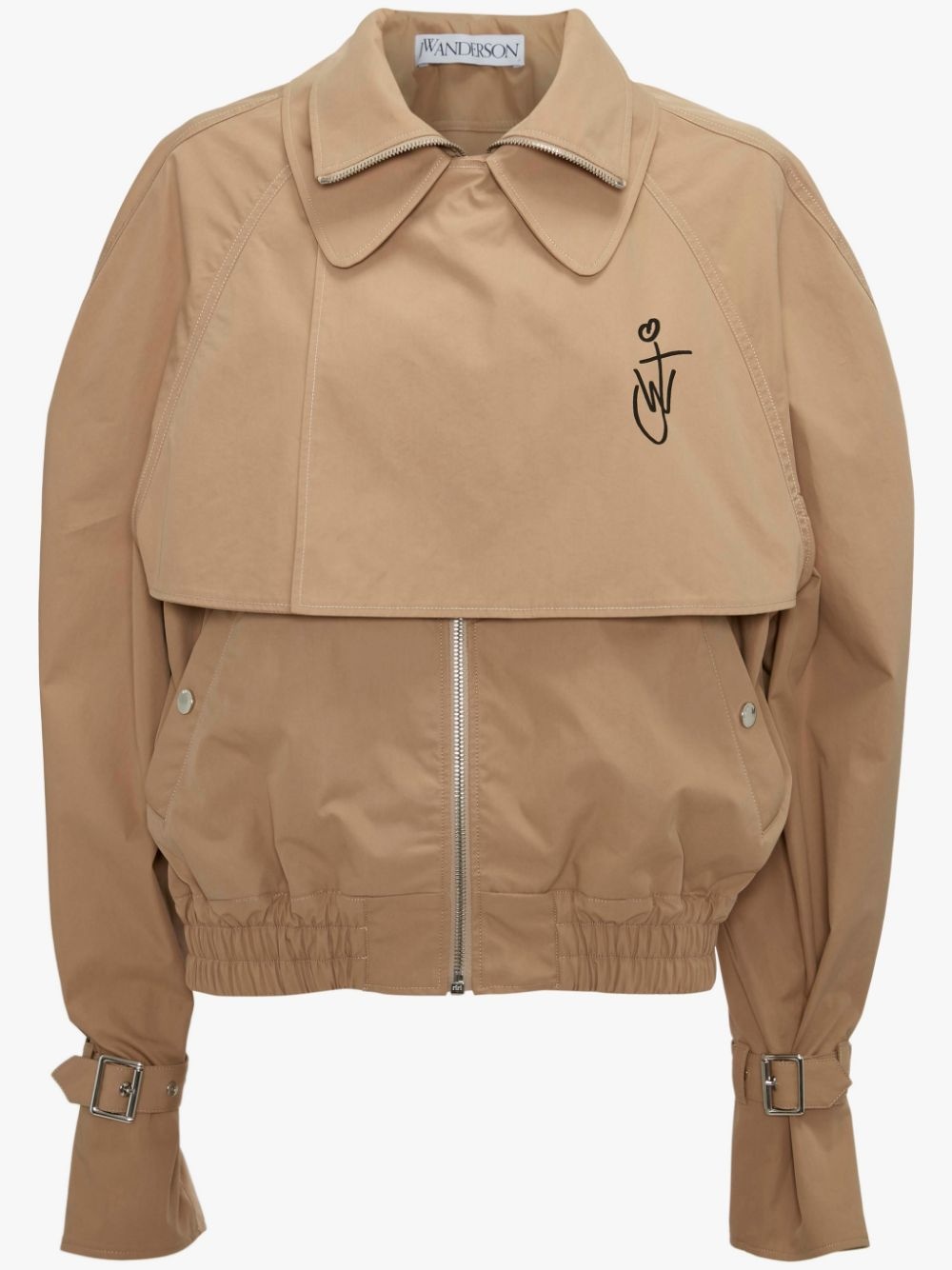 DRAPED BLOUSON - 1