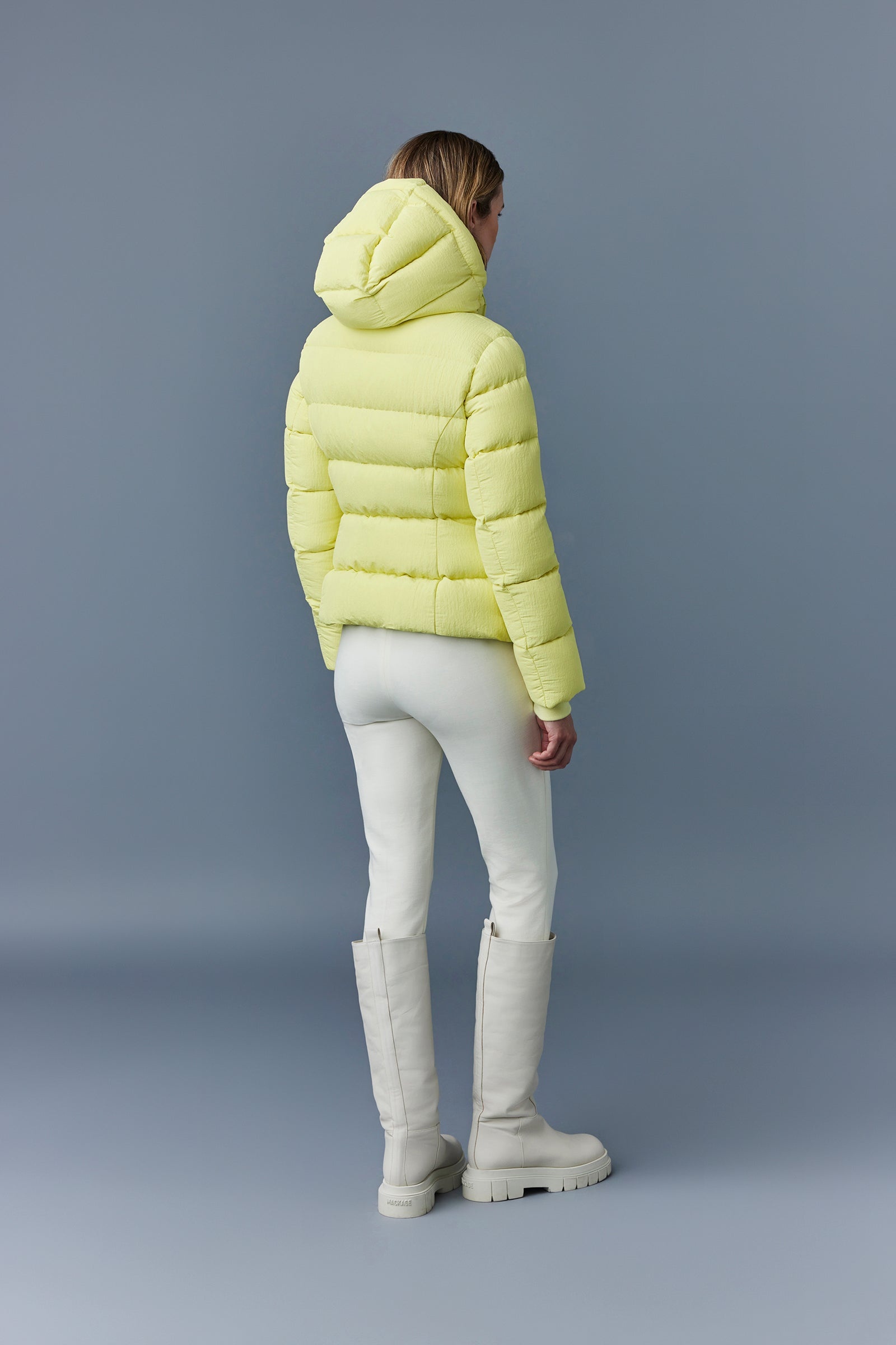 MADALYN-TR Tactile Ripstop down jacket with hood - 4