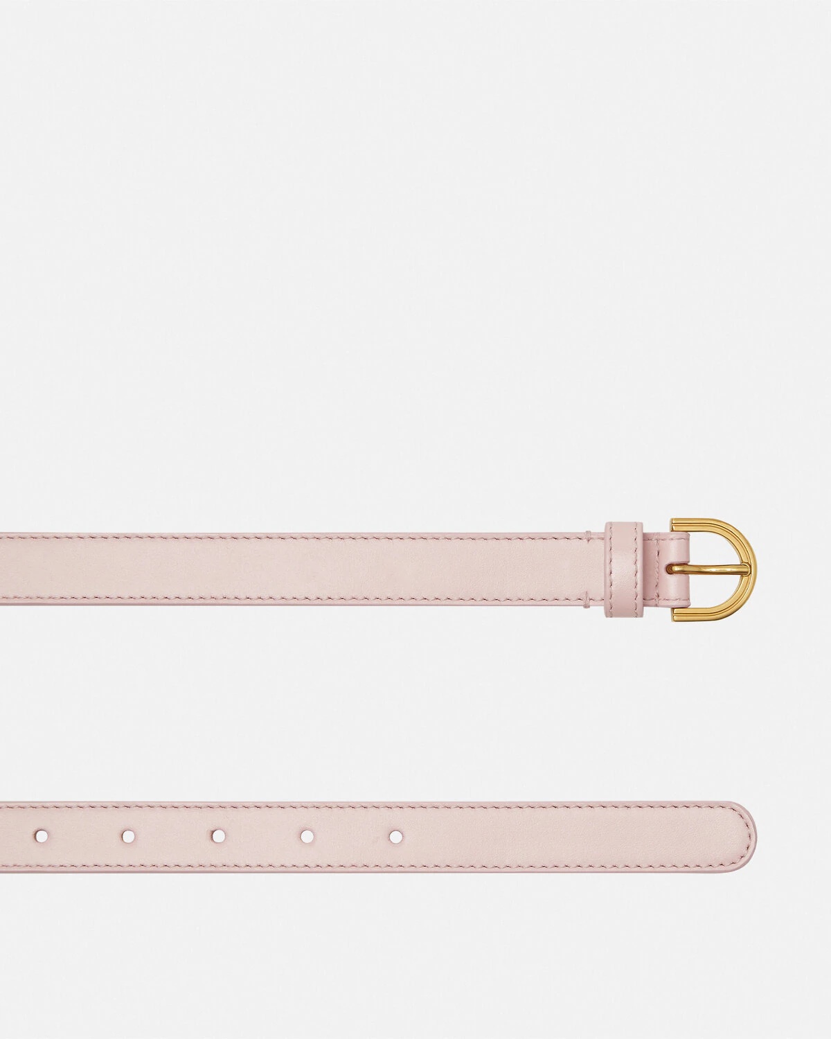Gianni Ribbon Leather Belt 0.8" / 2 cm - 2