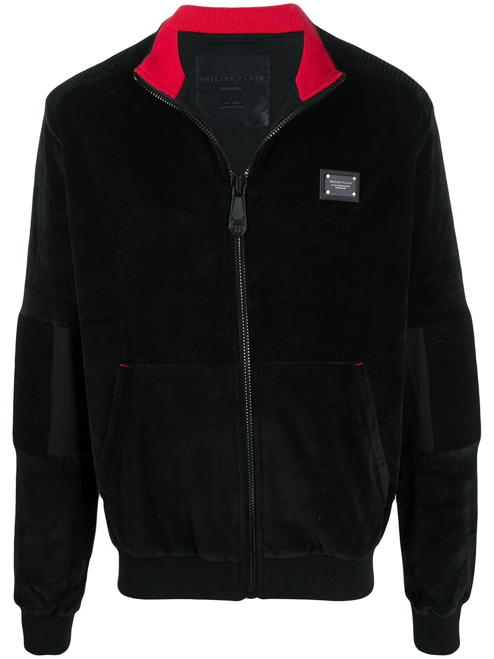 zipped up jogging jacket - 1