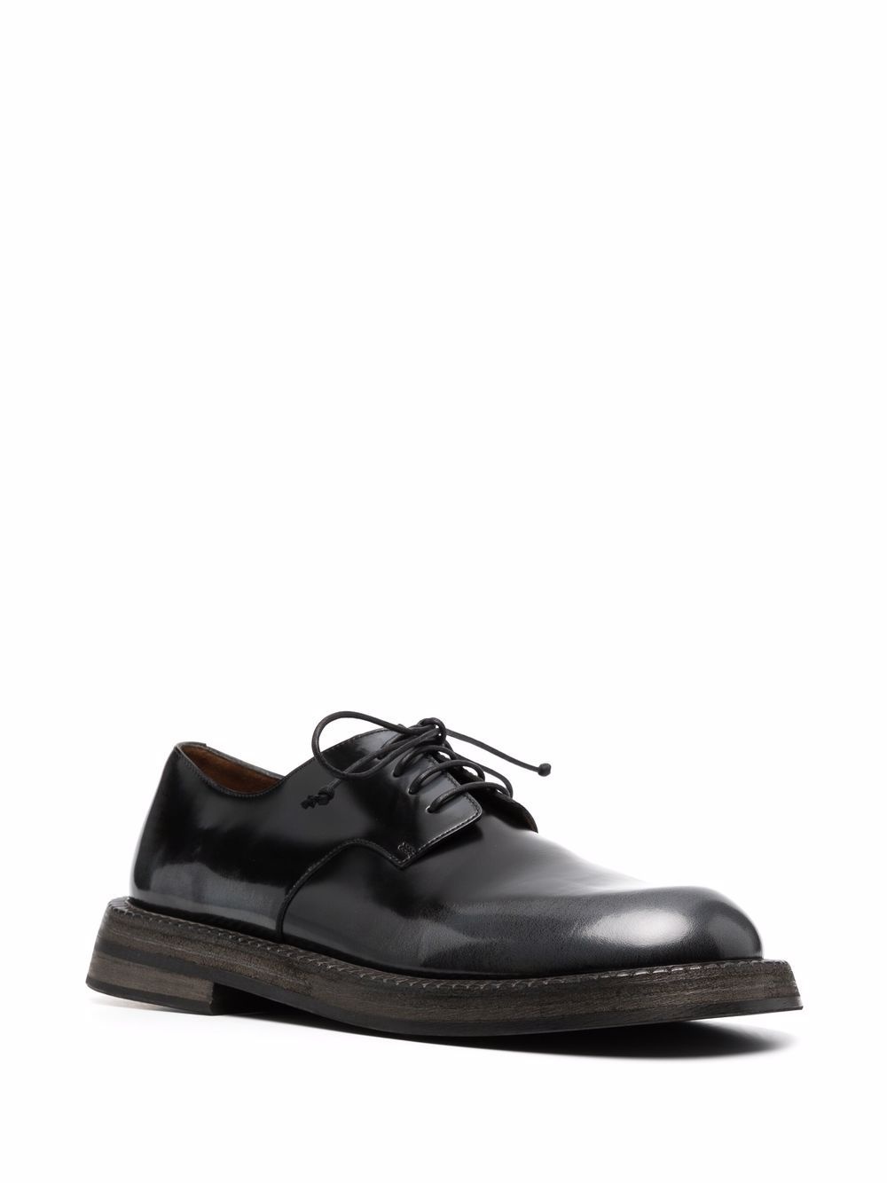 derby leather shoes - 2