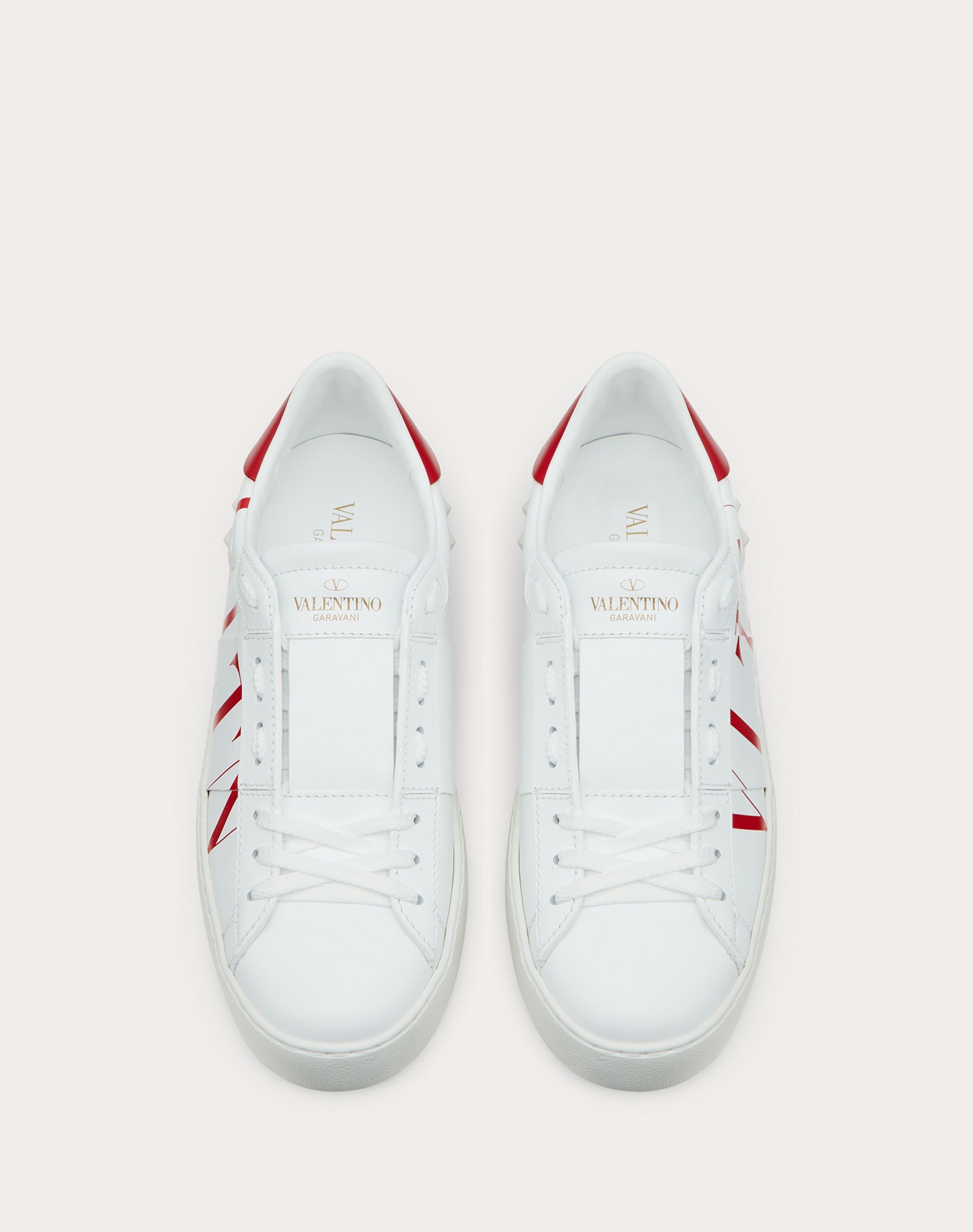VLTN Open Sneaker in Calfskin Leather - 4