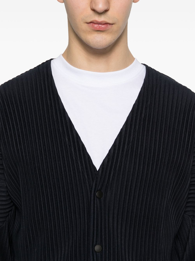 pleated buttoned cardigan 5