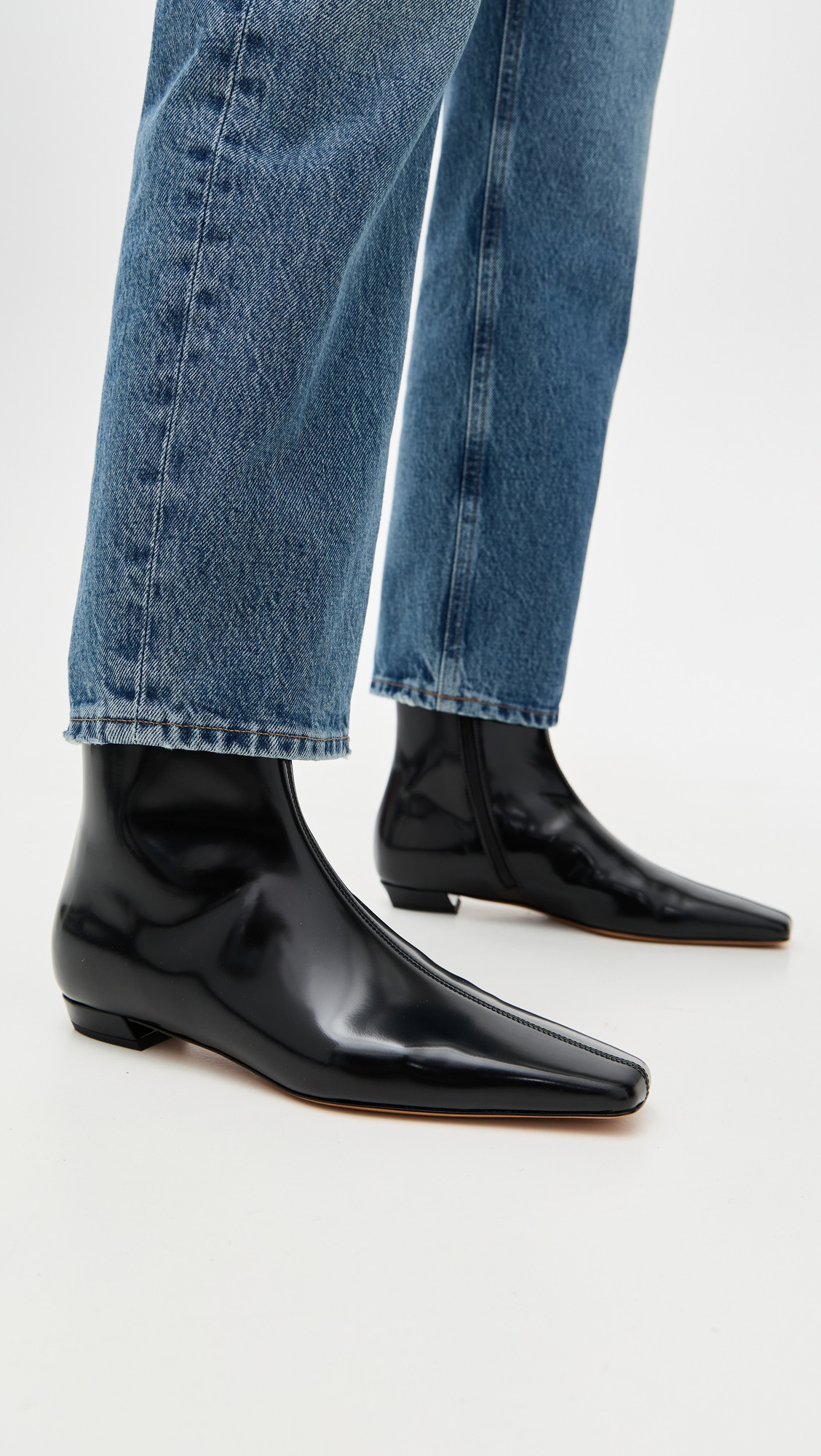 Trap Flat Ankle Boots - 2