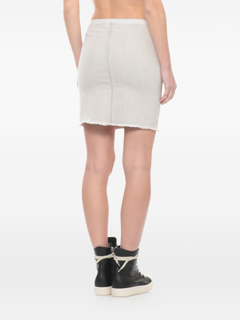 Sacred raw-hem mini skirt 4