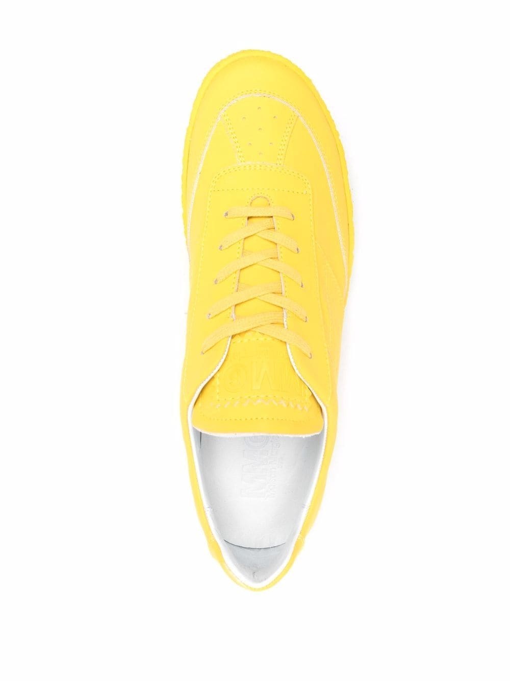 embossed-logo tongue sneakers - 4