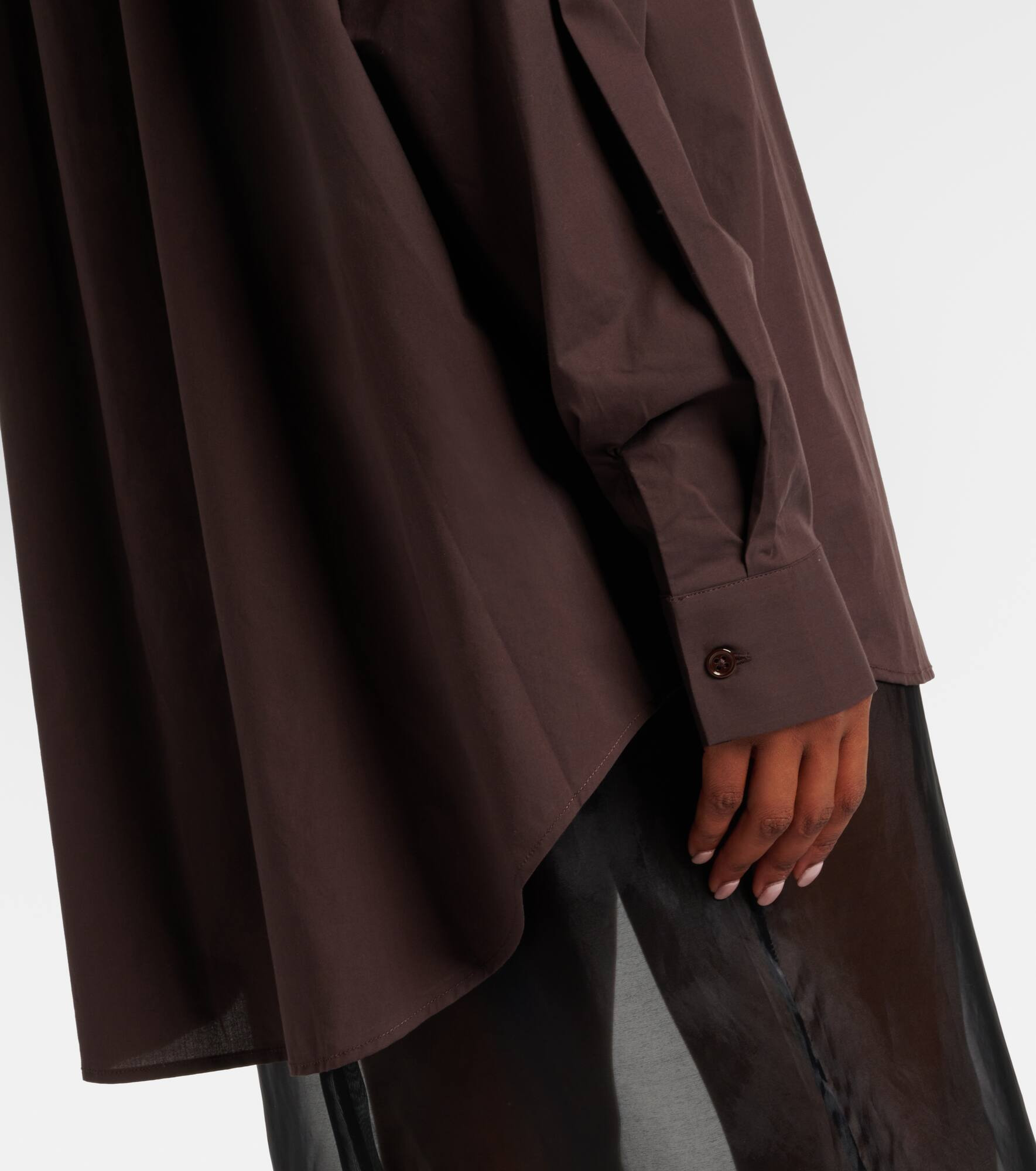 Ornella oversized cotton shirt - 5