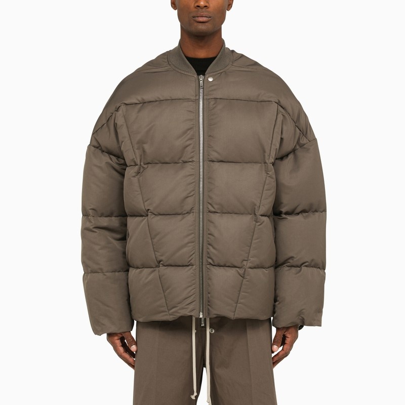 Oversize nylon dust bomber jacket - 1