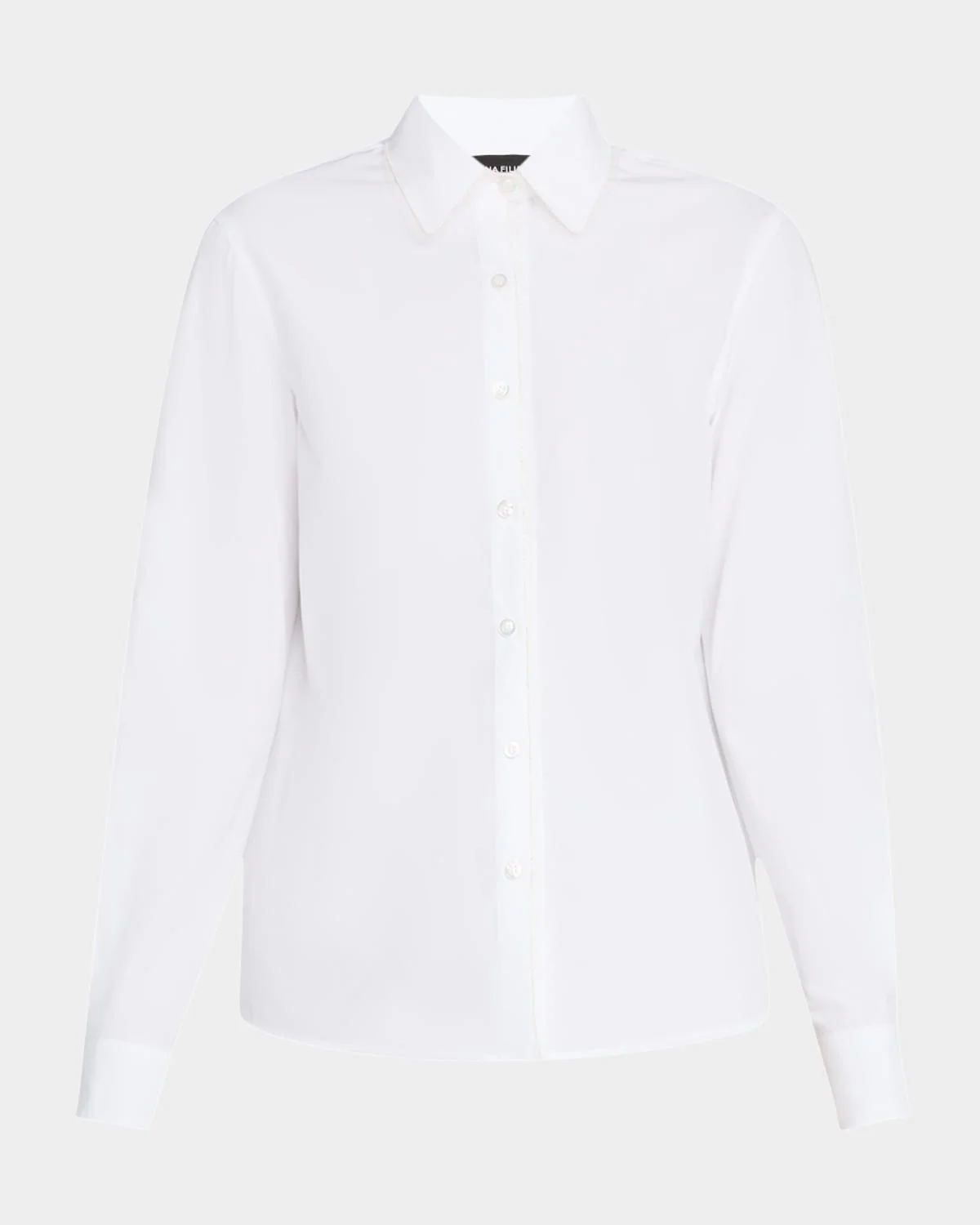 Tulle & Filo Diamante-Trim Poplin Shirt - 1
