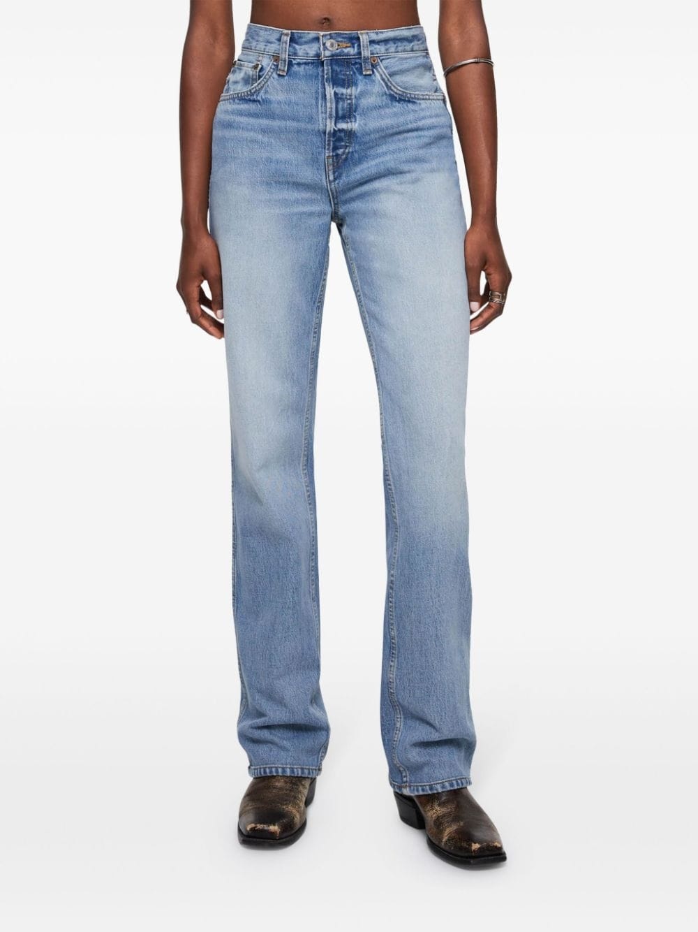 90s high-rise loose jeans - 3
