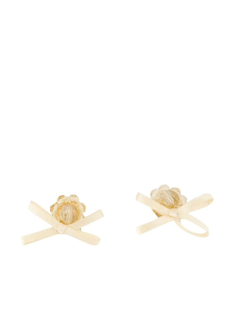 bow earrings - 1