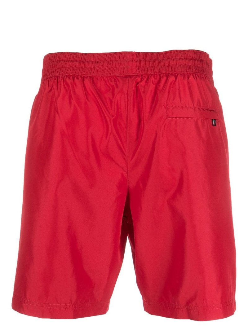 Dolce & Gabbana logo-plaque drawstring swim shorts outlook