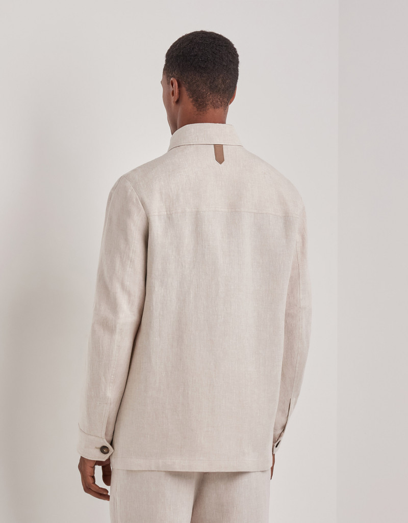 CARAMEL MIXED-MATERIAL ULTRALIGHT SUEDE BOMBER JACKET WITH KNIT INSERTS 246
