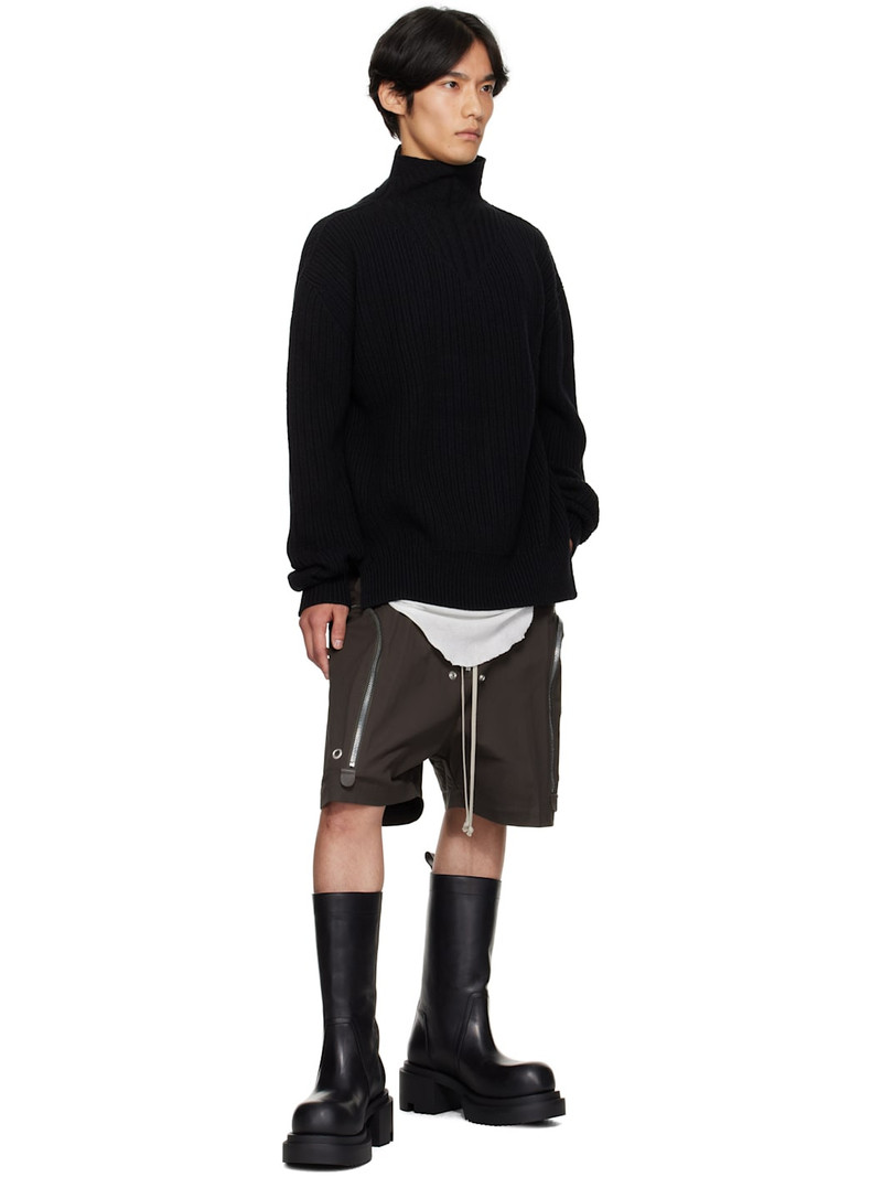 Rick Owens Gray Concordians Bauhaus Bela Shorts outlook