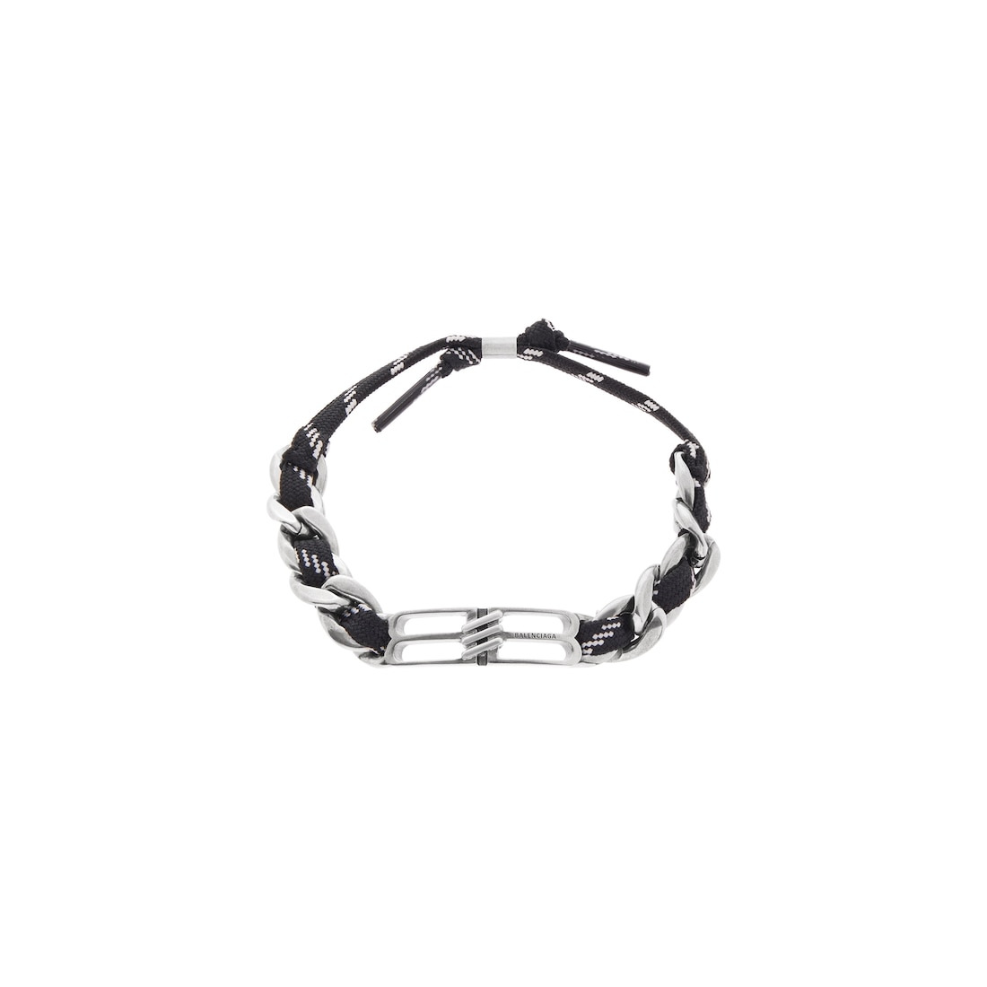 Bb Icon Lace Bracelet in Antique Silver/black/white - 2