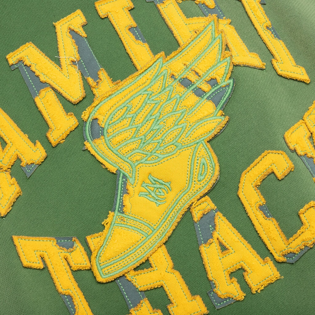 TRACK CUT OFF CREWNECK - GREEN - 5